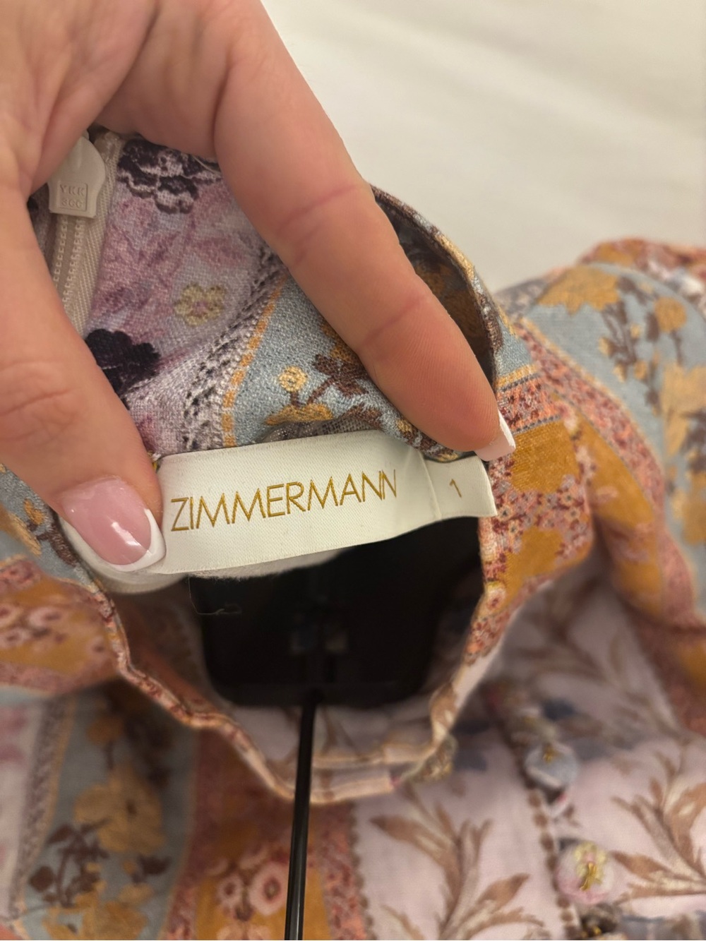 ✨ Zimmermann Rhythmic Belted Embellished Floral-Print Linen Mini Dress ✨ - Picture 6 of 6